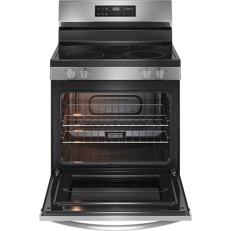 Frigidaire Frigidaire 30-inch Electric Range FCRE3062AS